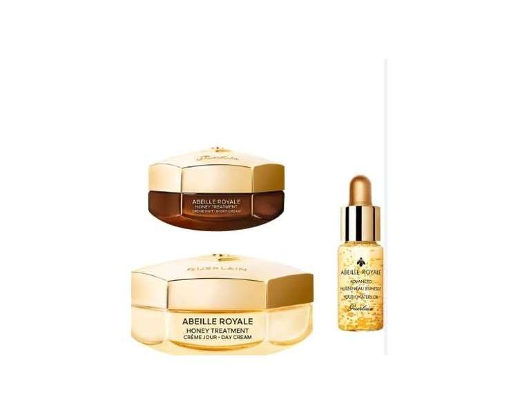 Guerlain Abeille Royale Gift Set - Honey Treatment Day Cream 50ml, Night Cream 15ml, Youth Watery Oil 5ml