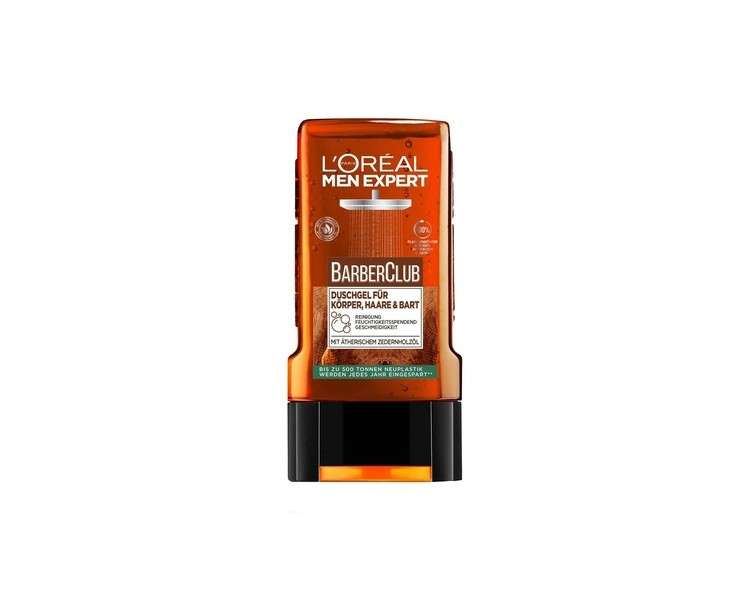 L'Oreal Paris Men Expert Barber Club Shower Gel 250ml 8.4 Fl Oz