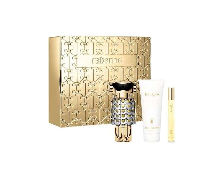 Paco Rabanne Fame Set 80ml Eau de Parfum Spray 100ml Lotion 10ml Mini