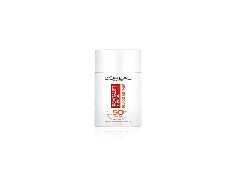 L'Oréal Paris Revitalift Clinical Anti-UV Fluid SPF 50+ with Vitamin C Antioxidant 50ml