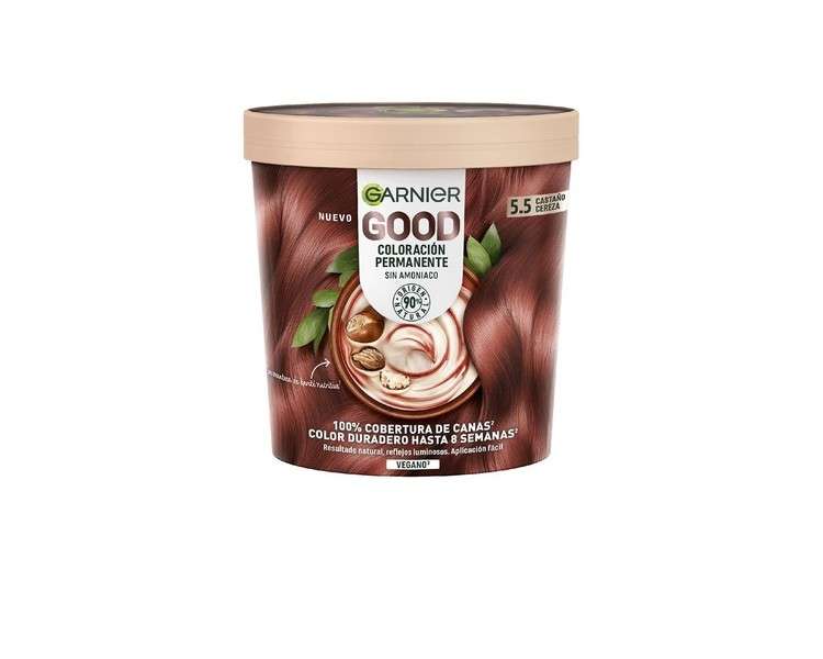 Garnier Auburn Hibiscus Brown 550 Hair Dye with Your Own Hands Complete Set Cocoon 5.5