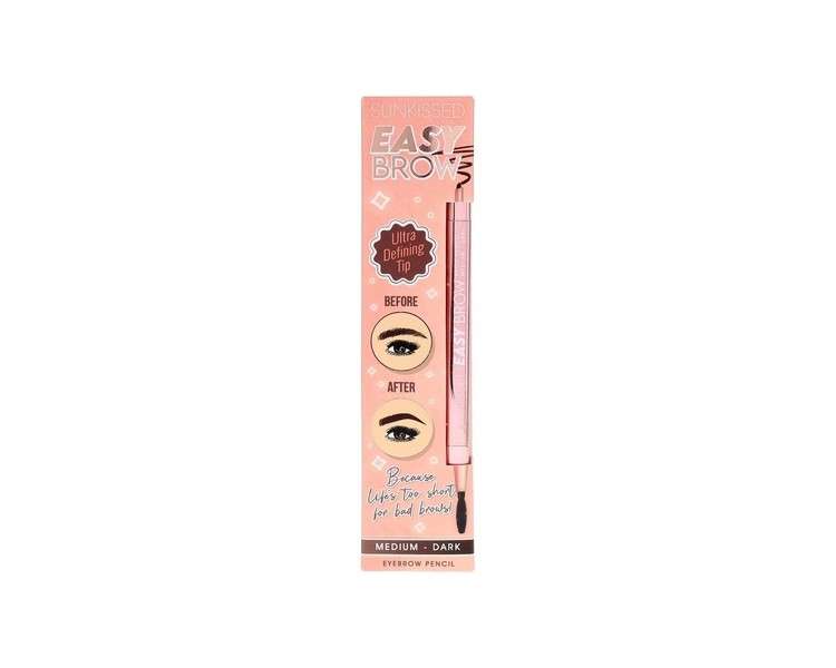 SUNKISSED Easy Brows Ultra Defining Tip Medium-Dark Eyebrow Pencil