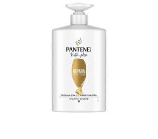 Pantene Hair Shampoo Repairs and Protects Nutri Pro-V with Pro-V Formula + Antioxidants for Dry and Damaged Hair 1000ml