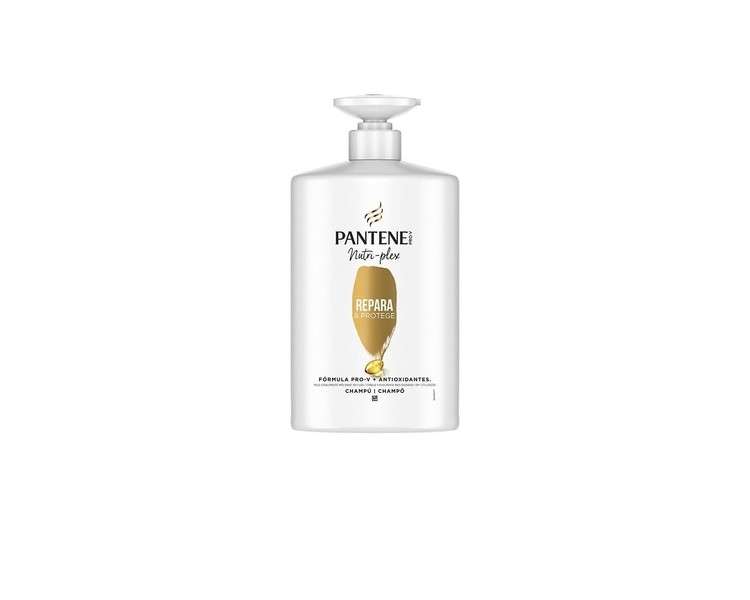 Pantene Hair Shampoo Repairs and Protects Nutri Pro-V with Pro-V Formula + Antioxidants for Dry and Damaged Hair 1000ml