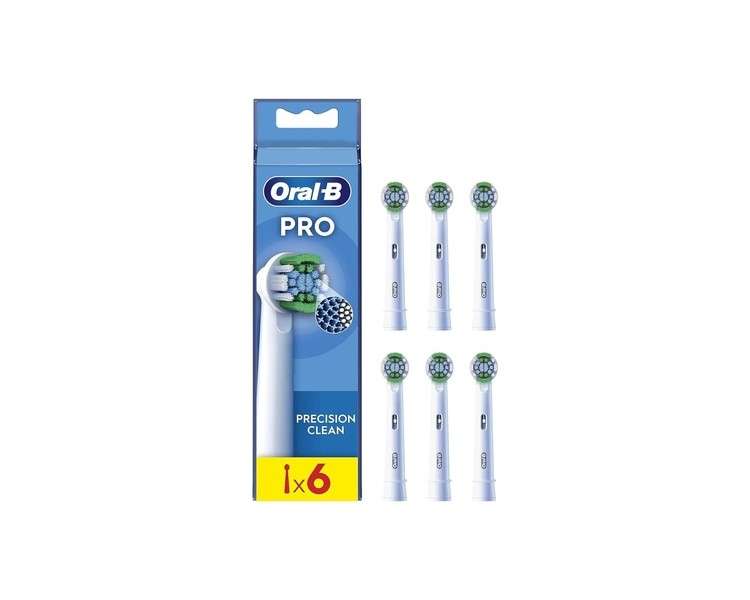 Oral-B Pro Precision Clean Replacement Parts for Electric Toothbrush 6 Pieces White - Original New Version