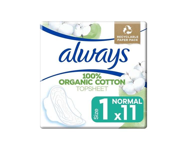 Always Cotton Protection Ultra Normal Sanitary Towels with Wings 11 Pads