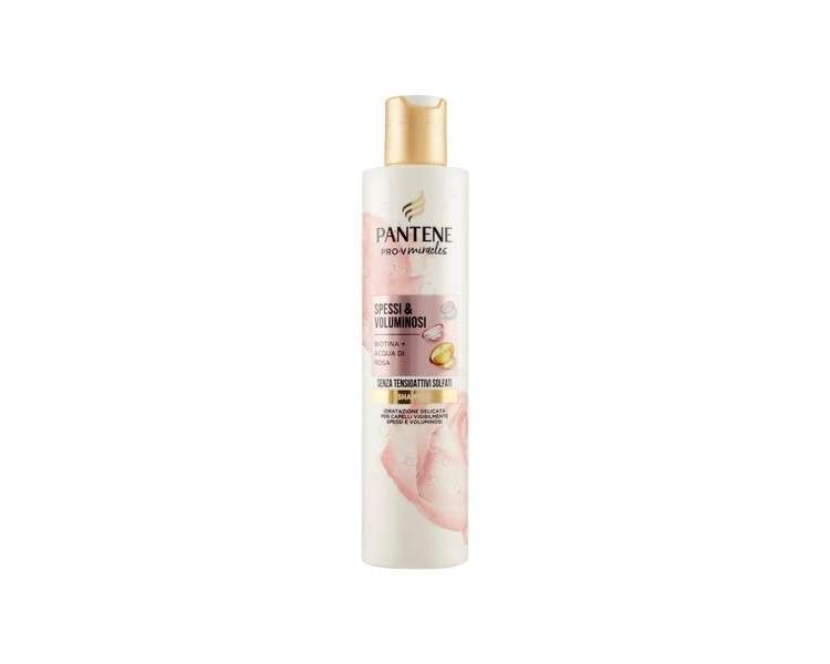 Pantene Pro-V Miracles Thick and Voluminous Shampoo with Biotin and Rosewater 225ml