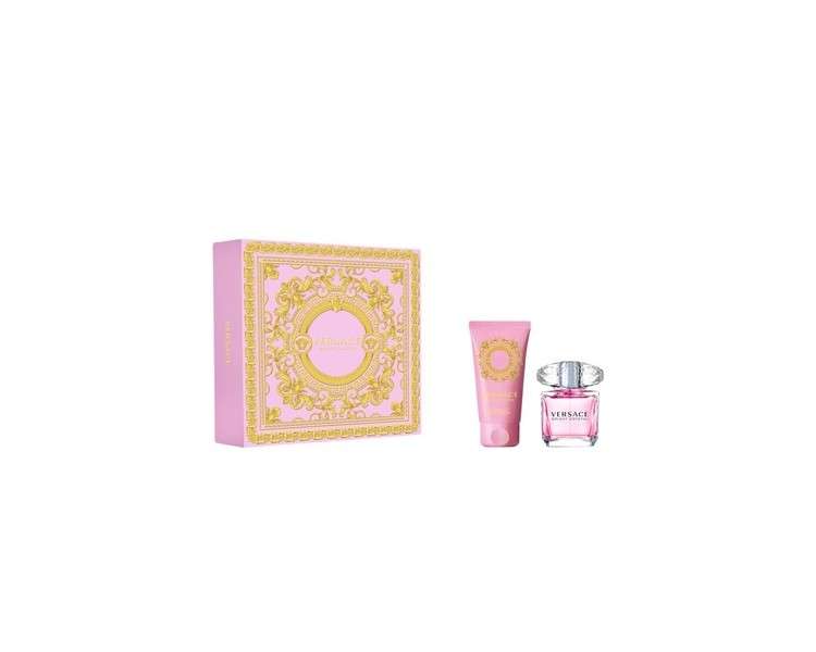 Versace Bright Crystal Giftset EDT Spray 30ml Body Lotion 50ml