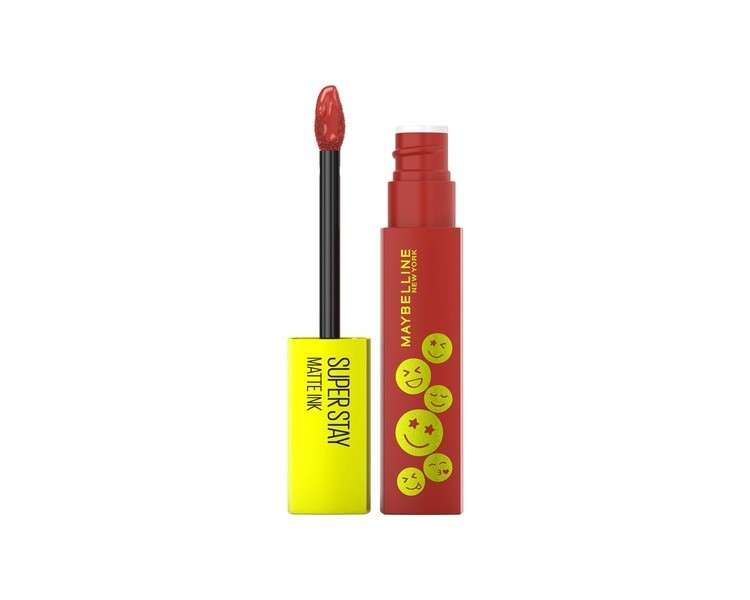 Maybelline New York Liquid Lipstick with Matte Finish 16h Long-lasting without Smudging Vegan Formula Super Stay Matte Ink Moodmaker 5ml 455 Harmonizer