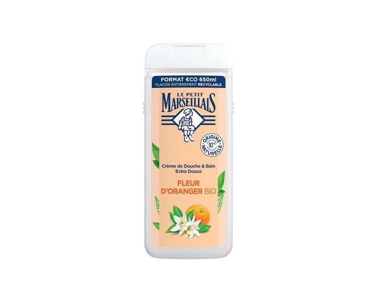 Le Petit Marseillais Extra Gentle Shower Cream Organic Orange Blossom 650ml