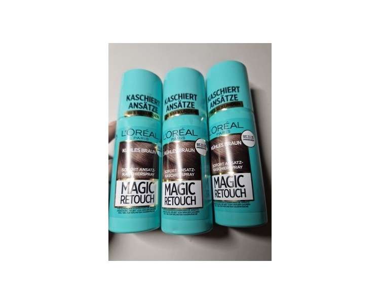 Loreal Paris Cool Brown Instant Root Concealer Spray Magic Retouch 75ml