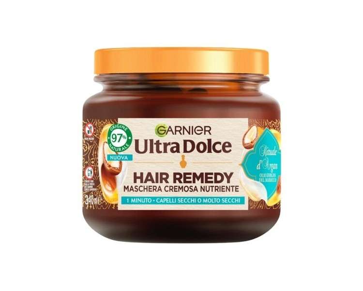 Garnier Ultra Dolce Hair Remedy Nutrient Mask for Dry Hair Argan 340ml