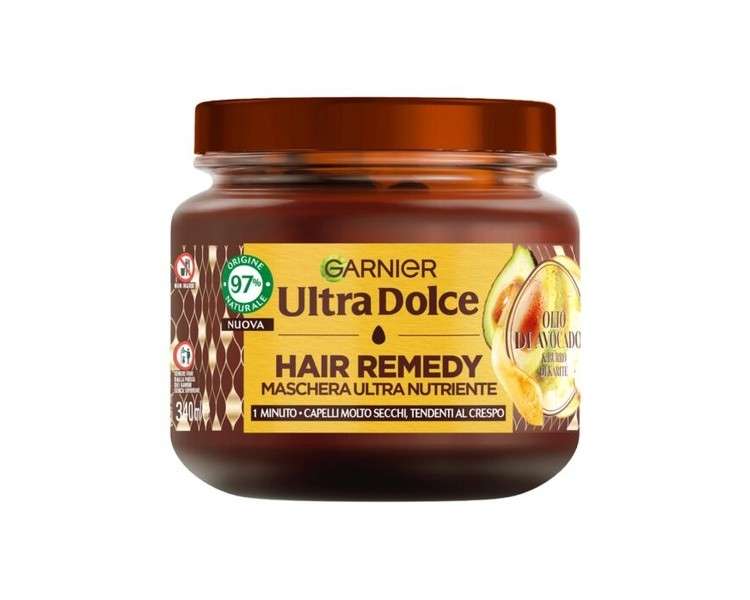 Garnier Ultra Dolce Nutrient Hair Mask with Avocado and Shea Butter 340ml