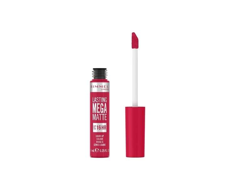 Rimmel London Lasting Mega Matte Lipstick 910 Fuchsia Flush 7.4ml