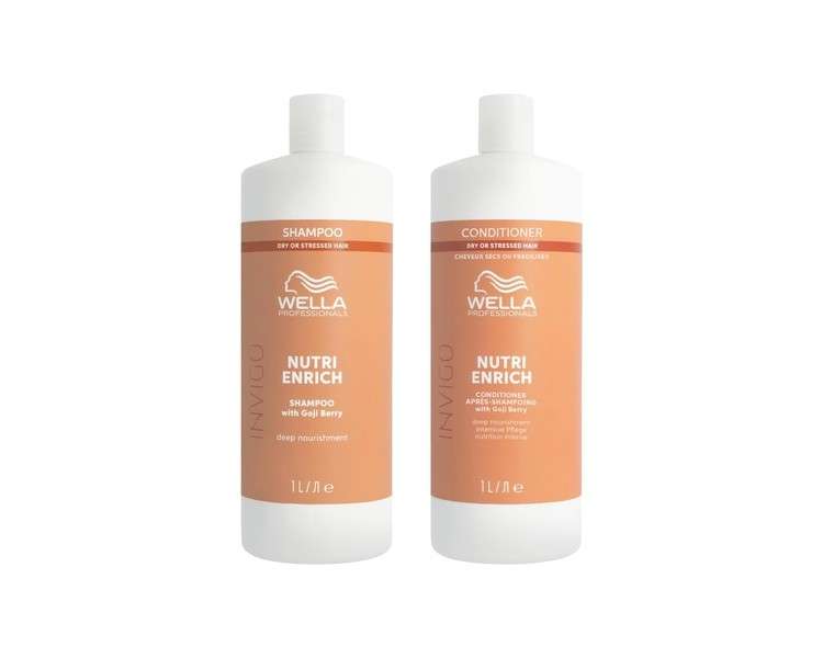 Wella Professionals Invigo Nutri-Enrich Shampoo for Dry Damaged Hair 1L