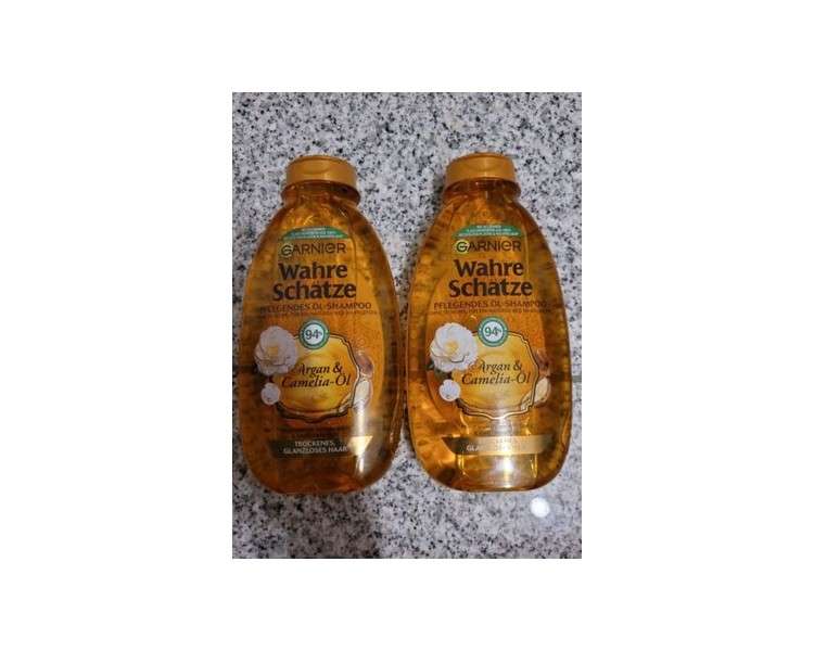 Garnier True Treasures Nourishing Oil Shampoo Argan & Camelia Oil 300ml