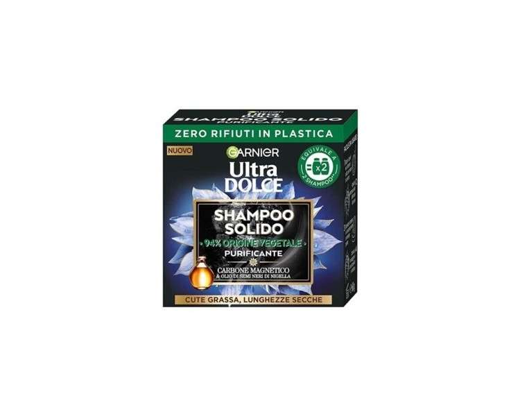 Garnier Ultra Dolce Magnetic Carbon Solid Purifying Shampoo 60g