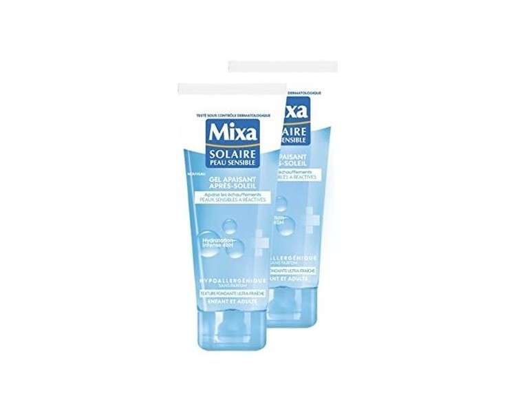 Mixa Solaire Sun Protection Gel Soothing 200ml - Pack of 2