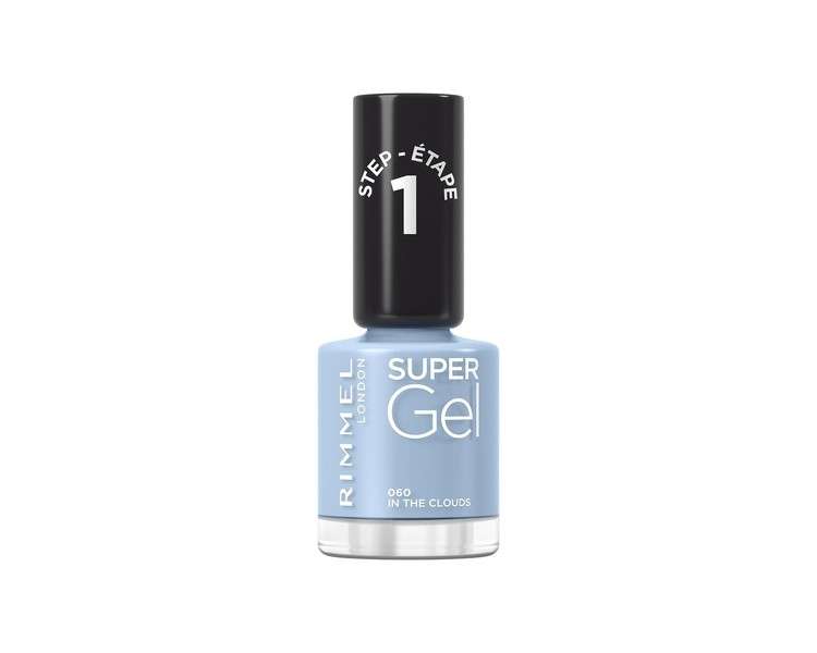 Rimmel London Super Gel Nail Polish 060 In The Clouds Nail Colour Collection 60sec