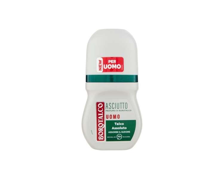 Borotalco Dry Roll On Deodorant 50ml 1.6 Fl Oz