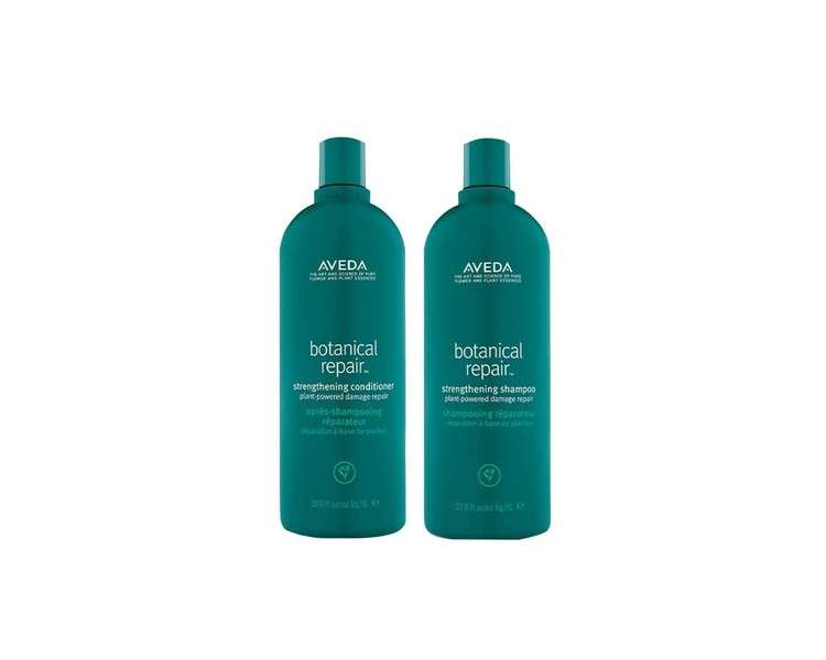 Aveda Botanical Repair Strengthening Shampoo & Conditioner Liter Duo 1000ml