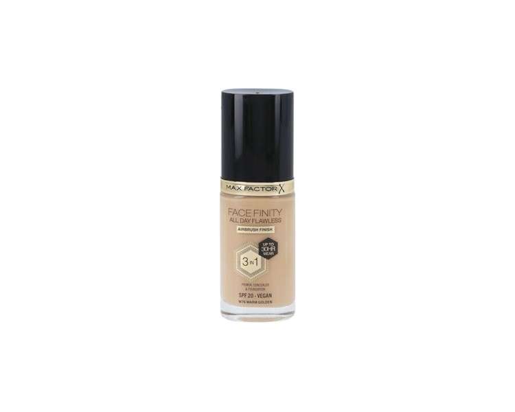 Max Factor Facefinity All Day Flawless 3-in-1 30H Foundation W76 Warm Golden 30ml