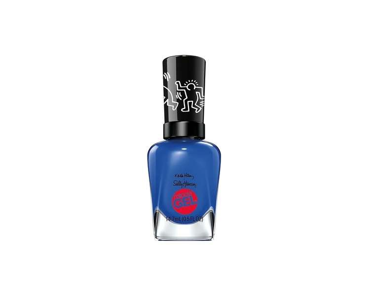 Sally Hansen Miracle Gel Keith Haring Collection Nail Polish Draw Blue In 0.5 fl oz