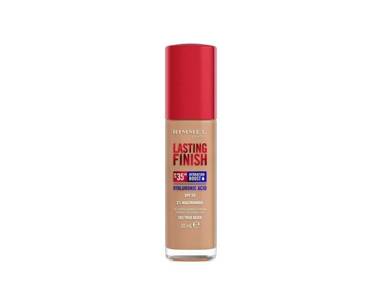 Rimmel Lasting Finish 35HR Foundation 170 Wheat 203 True Beige