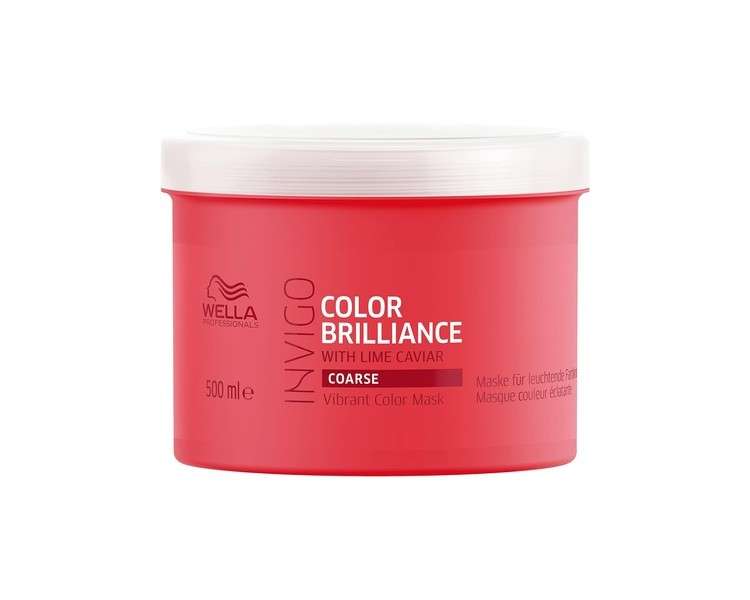 Wella Invigo Colour Brilliance Mask with Lime Caviar for Coarse Hair 500ml