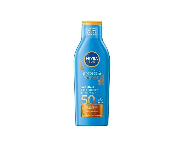 NIVEA Sun Protect & Bronze Natural Tanning Balm SPF 50 200ml