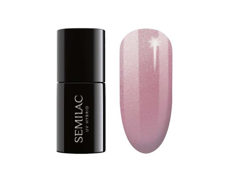 Semilac UV Hybrid Nail Polish 238 Rose Pearl 7ml