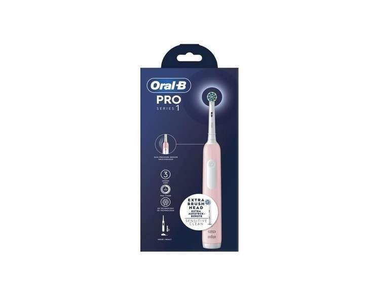 Oral-B Pro Series 1 Adult Rotating-Vibrating Toothbrush Pink