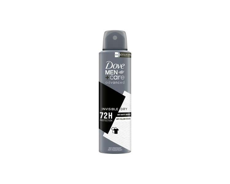 DOVE Men+Care Advanced Deodorant Spray Invisible Dry 72H 150ml