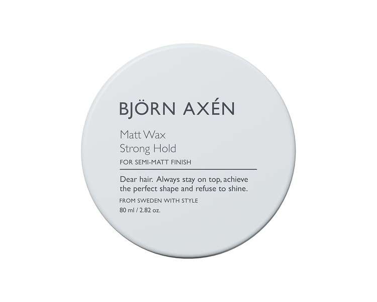 Bjorn Axen Matt Wax Strong Hold 2.71oz