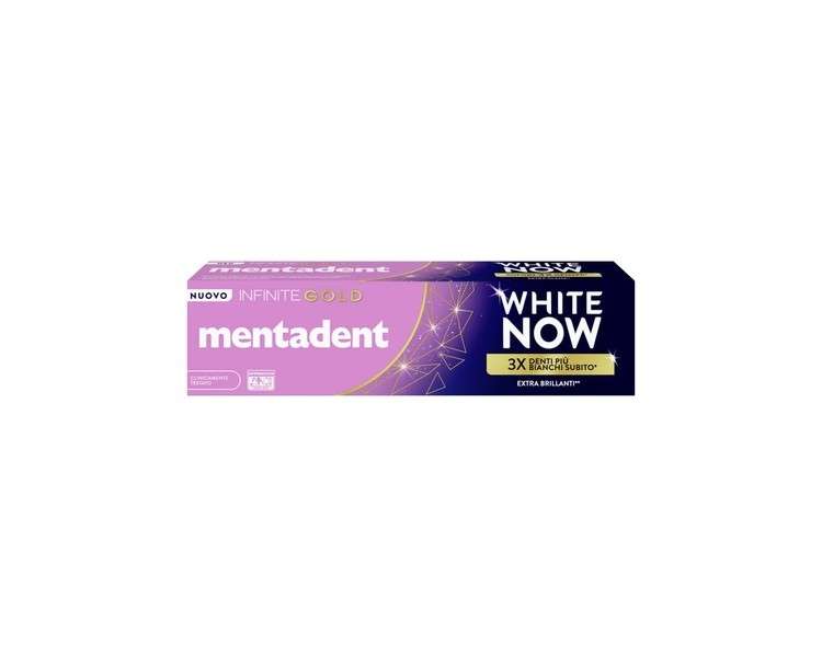 Mentadent White Now Infinite Gold Toothpaste 75ml