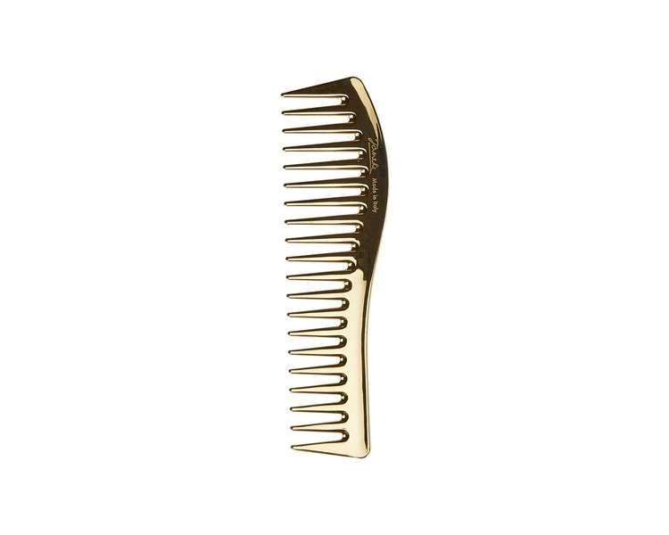 Jäneke Hair Comb Gold 24 Carat Styling Comb Exclusive Comb 7 Inches 18 cm