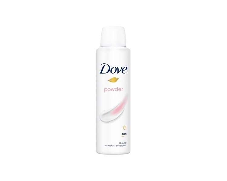 Dove Powder Women Antiperspirant Deodorant 0% Alcohol 150ml