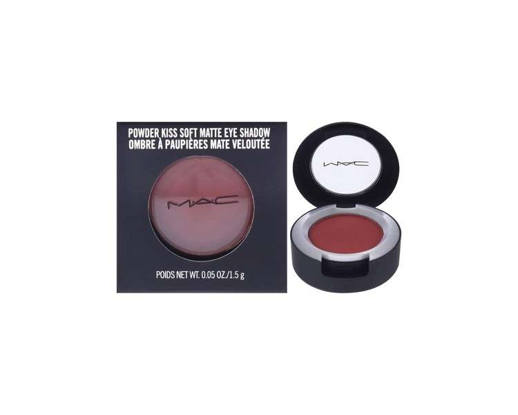 MAC Powder Kiss Eyeshadow Devoted To Chili 0.05 oz