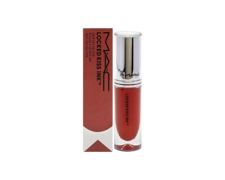 MAC Locked Kiss Ink Lipcolor Extra Chili for Women 0.14oz Lipstick