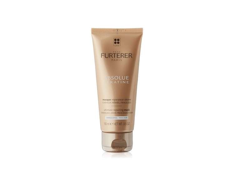 Rene Furterer Absolue Keratine Renewal Care Ultimate Repairing Mask for Damaged/Thick Hair 100ml