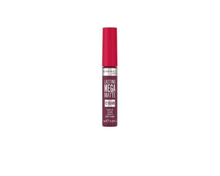 Rimmel London Lasting Mega Matte Fluid Lipstick Nº 940 Rock Me Purple 7.4