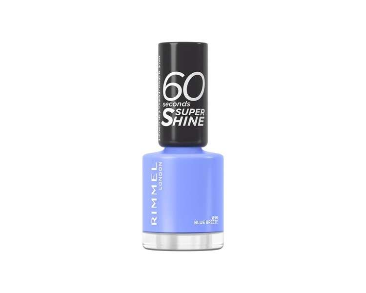 Rimmel 60 Seconds Nail Polish 856 Blue Breeze Nail Colour Collection