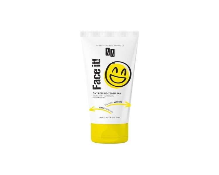 Face It! 3-in-1 Peeling Gel Mask 150ml AA