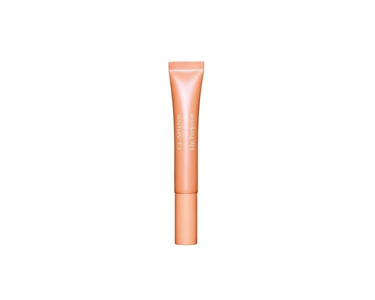 CLARINS Lip Perfector 2-In-1 Color Balm for Lips and Cheeks Nourishes and Plumps Lips Adds Buildable Color for Natural Glow Contains Natural Plant Extracts With Skincare Benefits