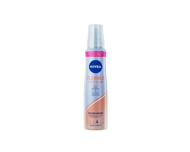 NIVEA Flexible Curls Care Styling Mousse - Styling Foam for Hair