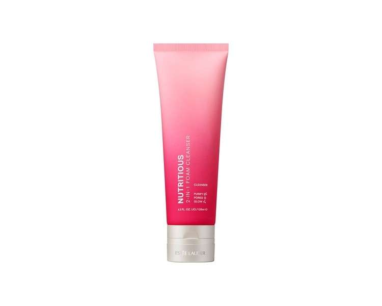 Estee Lauder Nutritious 2-in-1 Foam Cleanser 4.2 fl oz 125 ml