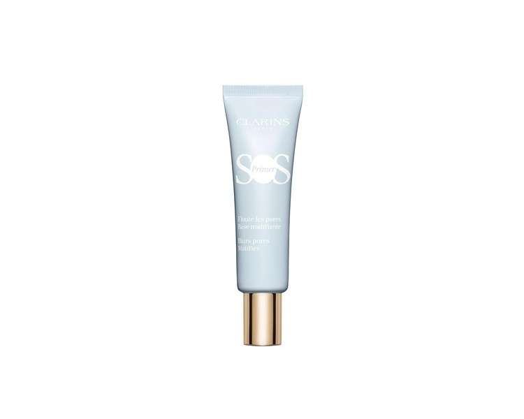 Clarins SOS Makeup Primer Mattifying Color Correcting 24H Hydration Hydrating Blurs Imperfections Boosts Radiance and Preps Skin All Skin Types 1.0 Ounce