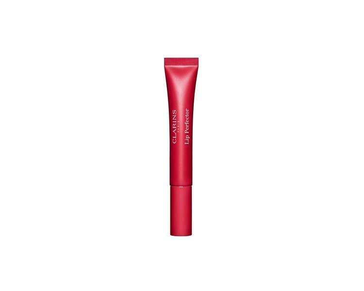 CLARINS Lip Perfector 2-In-1 Color Balm for Lips and Cheeks Nourishes and Plumps Lips Adds Buildable Color for Natural Glow Contains Natural Plant Extracts With Skincare Benefits