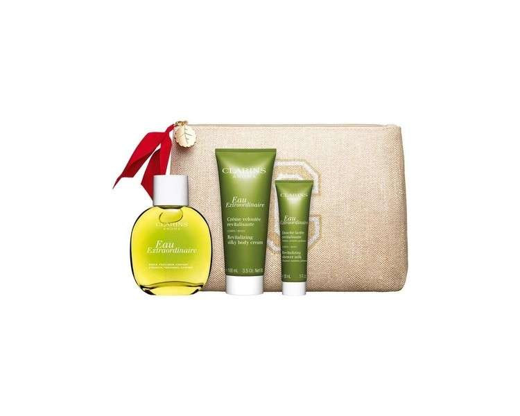 Clarins Eau Extraordinaire Collection Body Cream Shower Milk Gift Set 100ml - Boxed