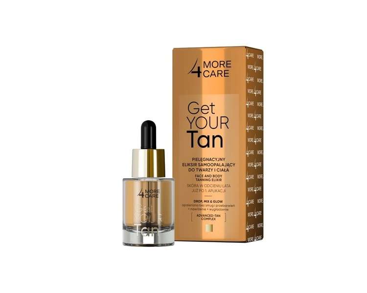 More4Care Get Your Tan! Self-Tanning Elixir for Face and Body 15ml